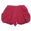 Sommar shorts flicka barn pojkar shorty enfant file barn flickor blomster trosor mönster nappbyxor har svans 210723