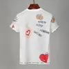 Top Casual męskie projektanci t-shirty letnie męskie damskie koszulki z krótkim rękawem odzież wzór w litery koszulki z nadrukami wycięcie pod szyją