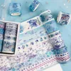 10 pcs mar prévio e floresta série washi fita conjunto de papel japonês adesivos scrapbooking flor adesivo hairyape