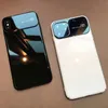 Für iPhone 11 12 13 Pro Max Fälle 7 8 Plus XR XS Telefon Abdeckung Spiegel Glas Rohlinge Schutzhülle coque Anti-herbst Fall