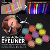 21 Kolory Wody Aktywowane Eyeliner UV Light Neon Pastele Eyeliner Pastel-Black Light UV Breaktywny blask w ciemnym oko liniowym
