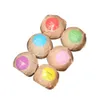 6 pièces bombe de douche blanchiment de la peau sel de bain corps hydratant bombes de bain boule bain moussant naturel boule de sel coffret cadeau Spa7114683