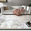 Carpets Luxury Carpet For Living Room Large 200x300 Decor Abstract Grey Yellow Rug Bedroom Modern Floor Mat Nordic Home Soft2694