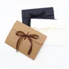 24x18x0.7cm/24x18x1.3cm Ribbon Kraft Paper Envelope Bag Handkerchief Silk Scarf Packing Boxes Envelope Gift Box