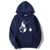 Mode Marke Männer Hoodies Astronaut Lustige Design Druck Gemischte Baumwolle Frühling Herbst Männlich Casual Hip Hop Sweatshirts Hoodie 210728