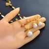 Anniyo Set di perle hawaiane Collana di perline rotonde Orecchini ese Guam Micronesia Chuuk Pohnpei Gioielli #2385065871143