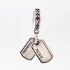 crystal dog tag