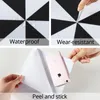 Wallpapers Square Tiles Color Self-adhesive Floor Stickers Modern Ground Waterproof Decoration Pography Background Wall Coverings