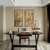 Традиционная китайская роспись пиона, национальная красота и небесный аромат Китая, Unframd Hanvas Print Paper 210310