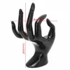 JAVRIK Mannequin Ok Hand Finger Glove Ring Bracelet Bangle Jewelry Display Stand Holder Selling Black/White/Pink/Transparent 211014