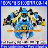 Carene per stampi ad iniezione per BMW S 1000RR S1000-RR S1000RR 09 10 11 12 13 14 Carrozzeria 1No.0 S 1000 RR S1000 RR 2009 2010 2011 2012 2013 2014 Kit carrozzeria OEM Shark Rosso Nero