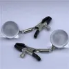 Pyrex Glass Nipple Clamps Bondage Adult Novelty Sexy Product Metal Milk Clip Female Breast Clitoris Clip Massage Sex Toys For Lover Game