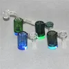 Wasserpfeifen 14-mm-Glas-Aschefänger mit 5-ml-Silikonbehältern, männliche und weibliche Aschefänger für Quarz-Banger-Wasserbongs, Dab-Rigs