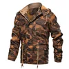 Brown Jacket Men Winter Leather Coats And Jackets Man Suede Brand Mens Fur Sheepskin Coat Men Quilted Multi-pocket Fleece Jacket 211110