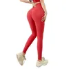 Kvinnliga leggings rib naken Belly Stängande persika Hip Yoga Pants High midje Sports Fitness Tights Gym kläder Träning Trouses5127171