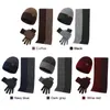 Cycling Caps & Masks Winter Scarf Hat Gloves Set Thick Warm Mitten Touch Screen Thermal Windproof Neck / Hand Warmer For Camping