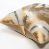 Cushion Decorative Pillow Modern Champagne Gold Light Luxury Cushion Cover 30 50 45x45 50 Pillowcase Jacquard Living Bedroom Sofa 236v