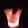 Seau à glace LED changeant de couleur 5L bars discothèques illuminent la bière au vin de Champagne