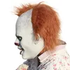 Läskig halloween pennywise mask kostym stephen king det 2 clown mäns cosplay prop barn leksak trick eller behandla gåva