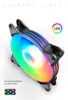 Coolmoon 120mm RGB Fan Soğutucu PC Masaüstü Kılıfı için Sessiz Çok Katmanlı Işık