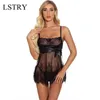 NXY Lingerie Sexy 6xl Plus Size Donna Hot Abbigliamento erotico Porno Fiore di pizzo Indumenti da notte Biancheria da notte Camicia da notte Costumi sessuali1217