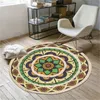 Mandala Carpet Nordic Bohemian Tapetes para sala de estar Quarto Anti-Slip Caçador de Yoga Trasinhas Área Tapetes 210301