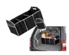 Förvaringslådor Fällbar Bil arrangör Auto Trunk Storage Bins Leksaker Mat Stuff Förvaring Container Väskor Auto Interior Tillbehör Väska