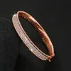 CIBO moda cobre puro incrustaciones pulseras de circón calidad taladro temperamento elegante pulsera no frotar