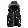 Women's Vests Women's 2022 Winter Coat Women Hooded Warm Vest Plus Size Cotton Jacket Female Padded Wadded Feminina Chalecos Gilet