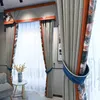 Gordijn drapeert moderne gordijnen voor levende eetkamer slaapkamer eenvoudige tule raam luxe Chinese stijl sfeer afgewerkt mode
