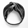 Bandeau en satin pour femmes Criss Cross Soie Satin Bandeaux Élastique Twisted Head Wrap Noué Hair Band