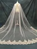 Mode Wedding Veils Appliques Lace For Girls Cathedral Luxury Long Chapel Length