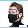 Masques Ménage Organisation Maison Masques De Jardin Amovible Bouclier Pour Les Yeux Adulte Enfants Vae Masque Anti-Poussière De Protection Visage Bouche Er Designer Resp