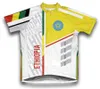 Racingjackor 2021 Etiopien More Style Men Classic Cycling Team Short Sleeved Bike Road Mountain Clothing Outdoor Jersey8331183