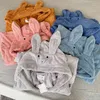 Baby Soft Robe Cartoon Hoodies Rabbit Cloak Girl Boys Sleepwear Bath Towels Kids Soft Bathrobe Pajamas Children's Clothing 210901