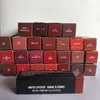 Marca Rossetto donna uomo Matte Rouge A Levres Tubo in alluminio Lustre 29 colori Rossetti con numero di serie Rosso russo Alta qualità