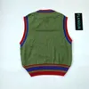 Gilet Fla indépendant Kiko kostadinov style 21aw laine tricotée épissage mélangé pull gilet