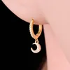 925 Sterling Silver Moon Snowflower Hoop Earring Ohrringe Piercing Pendiente Crystal Women Luxury Jewelry for Party25963485578