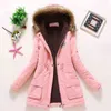 FTLZZ Cappotti invernali Donna Giacca slim imbottita in cotone Termico caldo Parka Trapunta soprabito Poncho Jaqueta Casacos Feminina 211216