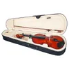 Full Size 44 ViolinFiddle Student Violin Basswood Violin Kit BridgeRosinCaseBow Natural Color For Beginner3523805