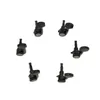 Kundenspezifische schwarze Gitarren-Locking-Mechaniken 3R3L Lock String Tuning Key Pegs Mechaniken mit sechseckigem Griff für LP SG-Gitarre