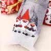 Christmas Wine Bottle Cover Gnomes Pattern Champagne Gift Bag Xmas Table Ornaments Dinner Party Decoration XBJK2110