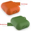 Für Airpods 1/2 Generation Schutzhüllen mit Metallschnalle, Anti-Drop und vollständige Abdeckung für Earpods, mehrfarbige Hüllen