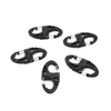 Household Sundries 1000pcs Black Plastic SBiner Clips For Paracord Bracelet Carabiner S Keychain keyring Bulk Package DH94703841760