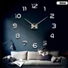 ウォールクロックモダンなシンプルな超大型時計ルームクリエイティブアートDIYパーソナライズされたファッションデジタルハンギング