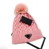 Hochwertige Wintermützen, Mützen, Hüte für Damen und Herren, Outdoor-Mütze mit echten Waschbärfell-Pompoms, warme Mädchen-Kappe, Snapback-Frau, Pompon-Schädel-Mütze