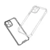 Защита объектива Прозрачная прозрачная прозрачная 1.5mm акриловый твердый ударопрочный чехол для iPhone 12 11 Pro XS MAX XR X 6 7 8 PLUS