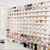 Asılı Küpe Tırnak Kolye Takı Rafları Ticari Mobilya Masif Ahşap Duvar Giyim Mağazası Bilezik Asma Duvar Dekorasyon Ekran Raf