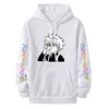 Kawaii Hunter X Hunter Hoodies Män Kvinnor Kortärmad Sweatshirt Killua Zoldyck Anime Manga Black Hoodies Bluzy Tops Kläder Y211122