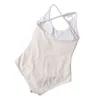 Costumi da bagno da donna marca 2022 nuovo costume da bagno di qualità da lettera sexy dolce stampa bikini bianco